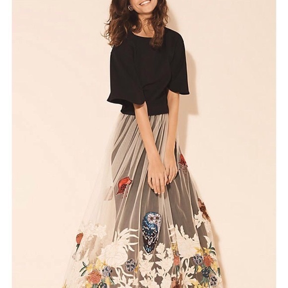 Anthropologie | Eri + Ari Viv Cropped Structured Top Sz: XS - Picture 1 of 8